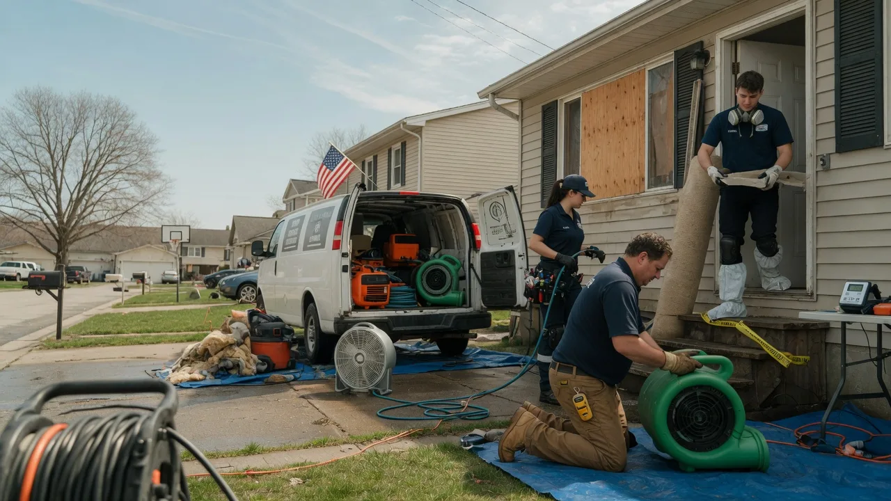 Water Damage Restoration in Roseglen, ND near me